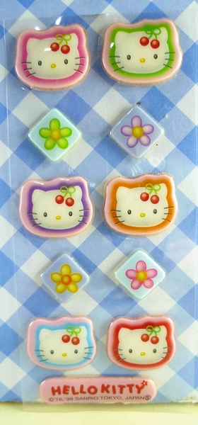 【震撼精品百貨】Hello Kitty 凱蒂貓~KITTY立體貼紙-大頭