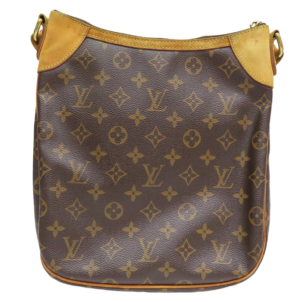 【二手名牌BRAND OFF】LOUIS VUITTON LV 路易威登【再降價】棕色 原花 PVC塗層帆布 ODEON PM 斜背包 M56390 product thumbnail 2