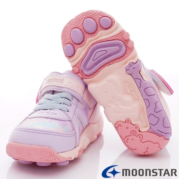 日本Moonstar機能童鞋 Carrot-2E玩耍速乾公園鞋款 22481紫(中小童段) product thumbnail 6