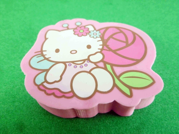 【震撼精品百貨】Hello Kitty 凱蒂貓~造型橡皮擦-粉玫瑰 product thumbnail 2