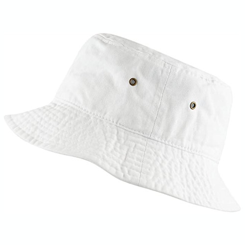 男女防曬遮陽漁夫帽(白色)