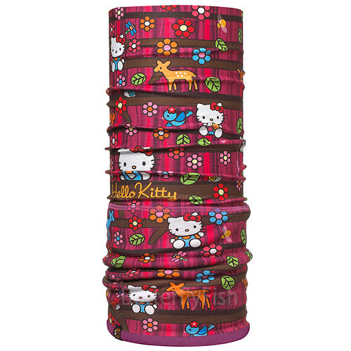 KITTY POLAR Buff -動物叢林 兒童保暖頭巾;BF104872;蝴蝶魚戶外用品