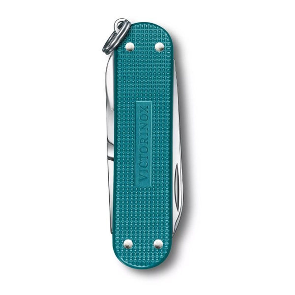 【Victorinox 瑞士維氏】瑞士刀 CLASSIC SD ALOX 5用刀 58mm-鋁合金湖水藍(0.6221.242G ) product thumbnail 3