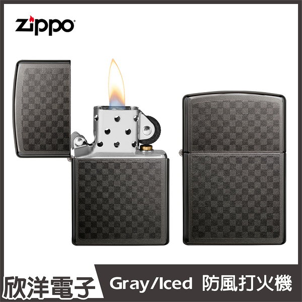 Zippo Gray/Iced 防風打火機 防風打火機 (29823)
