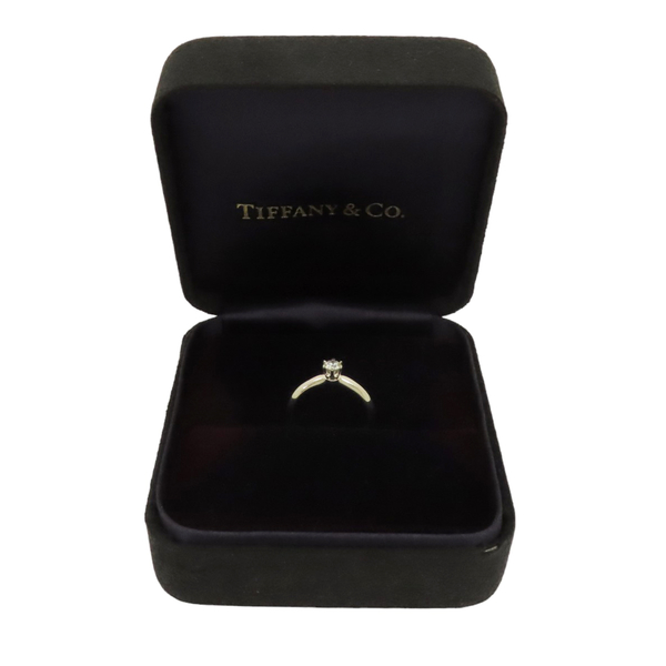 【二手名牌BRAND OFF】Tiffany & Co 蒂芬妮 Tiffany Setting 0.24CT 鑽石 PT950 鉑金戒指 product thumbnail 9