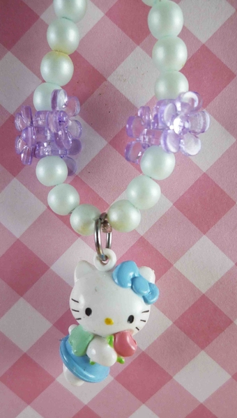 【震撼精品百貨】Hello Kitty 凱蒂貓~手機吊飾-藍天使