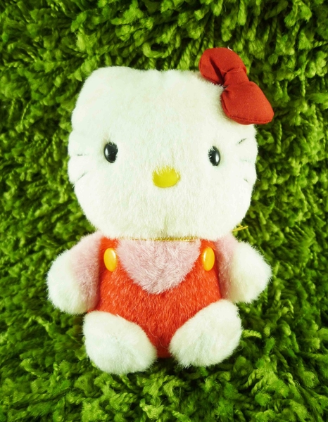 【震撼精品百貨】Hello Kitty 凱蒂貓~絨毛娃娃-紅衣服