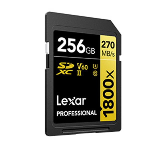 Lexar 雷克沙 Professional 1800x SDXC UHS-II 256G記憶卡 GOLD 系列 product thumbnail 3