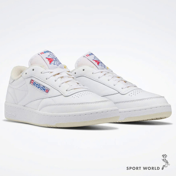 【下殺】Reebok 休閒鞋 男鞋 Club C 85 Vintage 白【運動世界】GZ5162