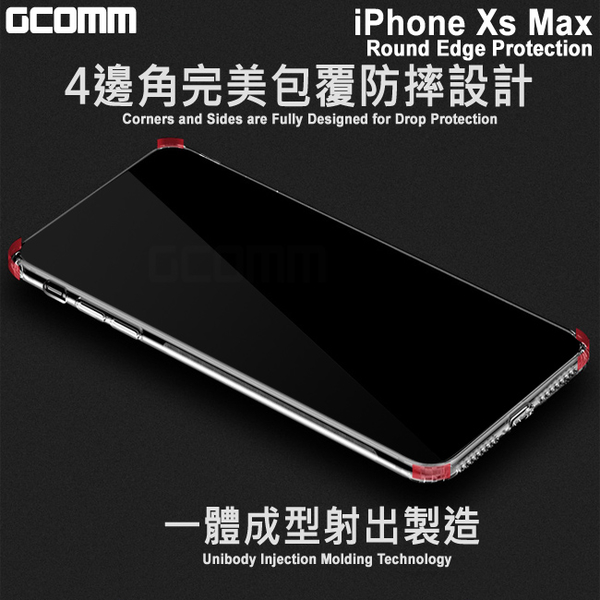 GCOMM iPhone Xs Max 清透圓角防滑邊保護殼 Round Edge product thumbnail 5