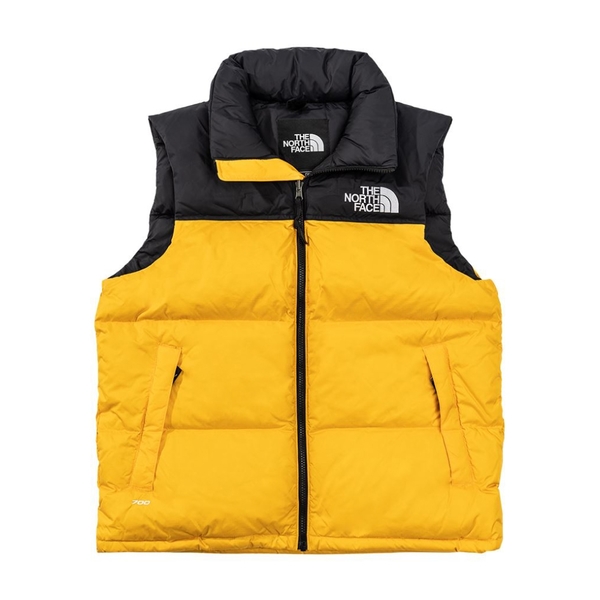 【The North Face 男 700FP 防潑水輕羽絨保暖背心《黃/黑》】3JQQ/保暖背心/防潑水/休閒連帽背心 product thumbnail 2