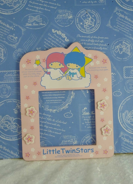 【震撼精品百貨】Little Twin Stars KiKi&LaLa 雙子星小天使~開關_木製_粉