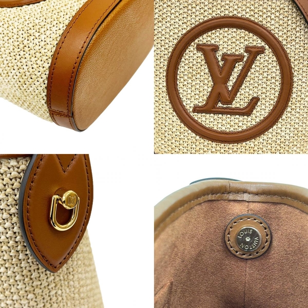 【二手名牌BRAND OFF】LOUIS VUITTON LV 路易威登 棕色 Monogram Raffia Petit Bucket 水桶 肩背包 M59962 product thumbnail 10