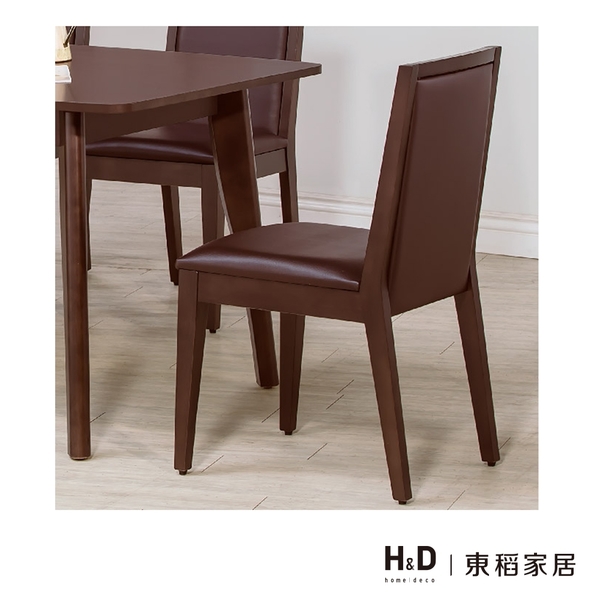 【H&D東稻家居】胡桃色餐椅(THY2-01233) product thumbnail 2