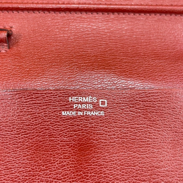 【二手名牌BRAND OFF】HERMES 愛馬仕 紅色 鱷魚皮 筆記本套 □N刻 product thumbnail 6