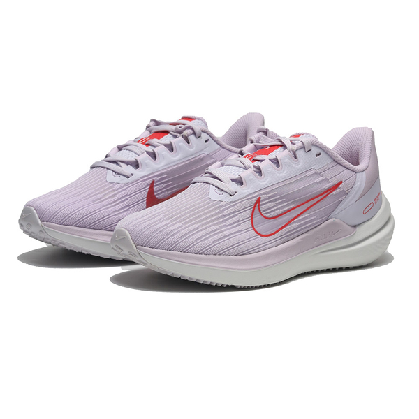 NIKE 慢跑鞋 AIR WINFLO 9 白粉色 氣墊 輕量 女 DD8686-501