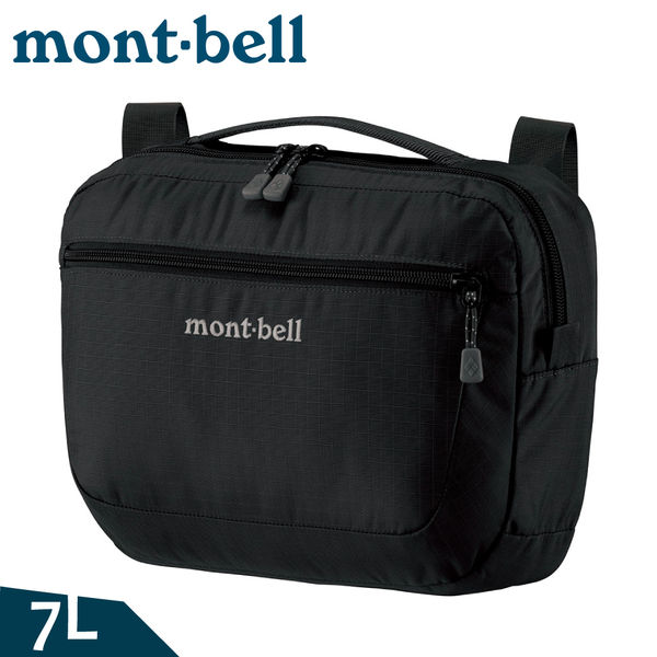 【Mont-Bell 日本 Travel Shoulder M 單肩包 7L《黑》】1123889/側背包/臀包/休閒包/隨身包