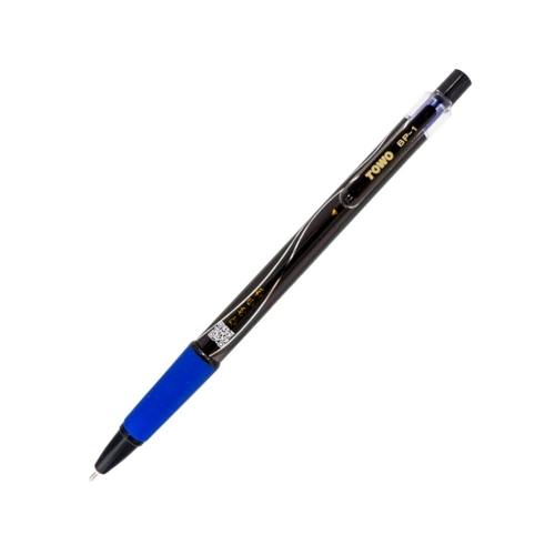 東文 黑珍珠 自動中油筆BP-1-藍(50入)