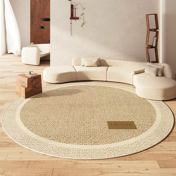 熱賣預購－簡約侘寂北歐輕奢地毯13 (圓形180cm) 高級沙發茶几毯地墊