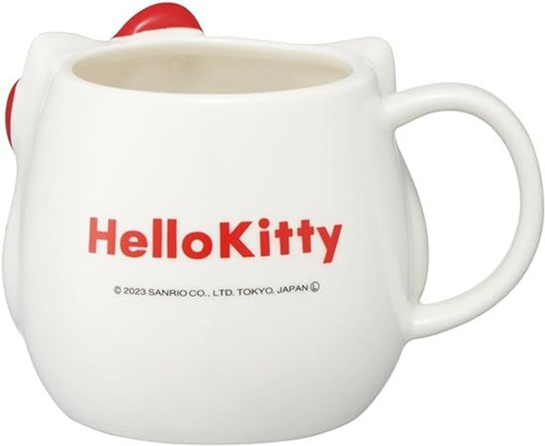 【震撼精品百貨】凱蒂貓_Hello Kitty~日本SANRIO三麗鷗 KITTY陶瓷造型馬克杯390ML-大臉*65581 product thumbnail 2