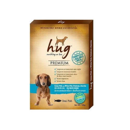 【力奇】Hug 哈格 無穀狗餐包-海洋魚馬鈴薯胡蘿蔔100g-30元【澳洲配方，完整均衡無穀】(C001A25) product thumbnail 2