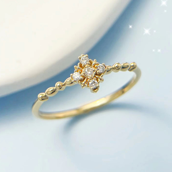 【BRILLMOND JEWELRY】鑽石線戒 18K金 光芒鑽戒雙色選(18K金台 天然鑽石總重6分) product thumbnail 5