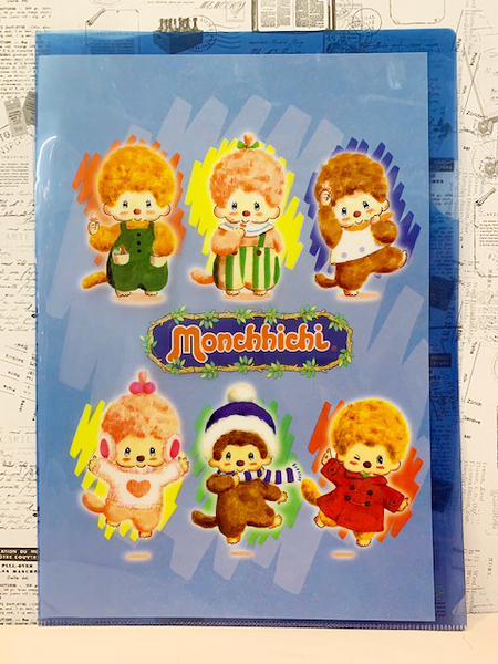 【震撼精品百貨】monchhichi_夢奇奇~文件夾A4~裝扮#30236