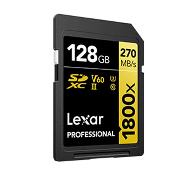 Lexar 雷克沙 Professional 1800x SDXC UHS-II 128G記憶卡 GOLD 系列 product thumbnail 3