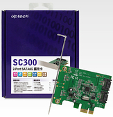 【中將3C】Uptech 登昌恆 SC300 2-Port SATA6G 擴充卡 .SC-300