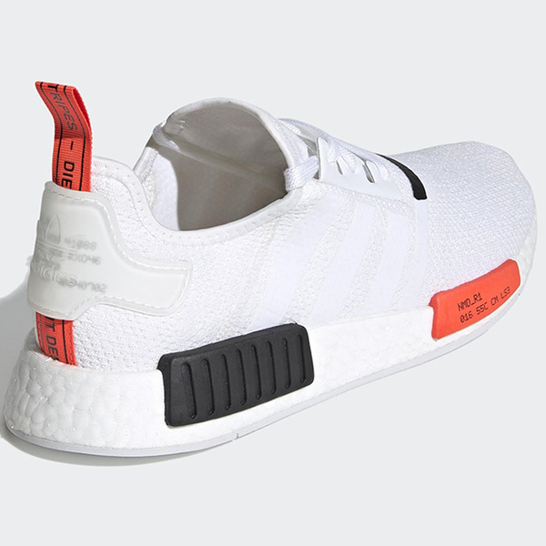 ADIDAS NMD_R1 男鞋 女鞋 慢跑 休閒 BOOST 襪套 透氣 白 黑 紅【運動世界】EH0045 product thumbnail 3