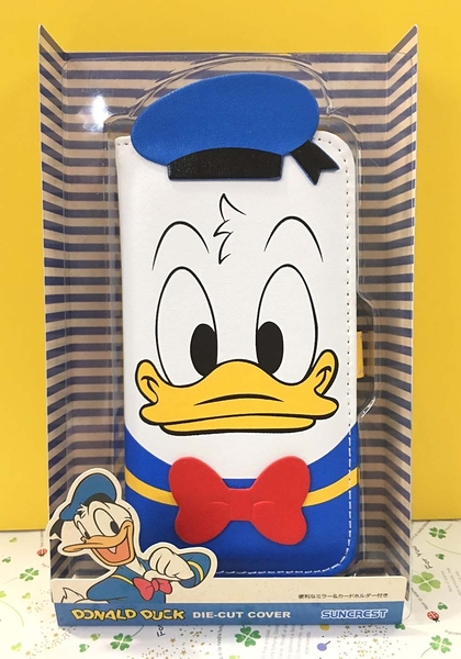 【震撼精品百貨】Donald_唐老鴨~迪士尼唐老鴨I PHONE 6 掀開手機套-藍#72140