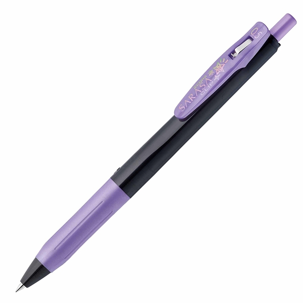 ZEBRA斑馬 Sarasa Clip JJ15 0.5mm DecoShineColor 閃亮色系鋼珠筆-紫