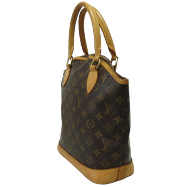 【二手名牌BRAND OFF】LOUIS VUITTON 路易威登 棕色 原花 PVC塗層帆布 Lockit 手提包 M40102 product thumbnail 3