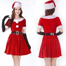 聖誕裝 圣誕節服裝制服誘惑圣誕女裝小惡魔服角色扮演紅色魅力舞臺服142