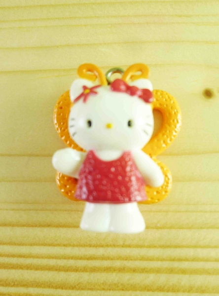 【震撼精品百貨】Hello Kitty 凱蒂貓~KITTY飾品吊飾-蝴蝶