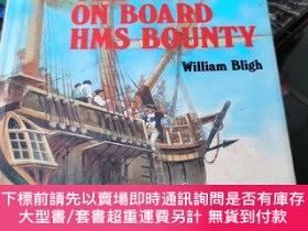 二手書博民逛書店the罕見mutiny on board hms bounty （精裝英文原版）Y11245 William