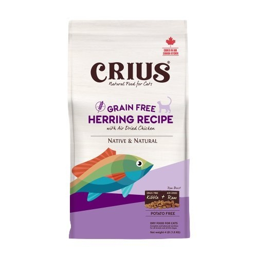 『寵喵樂旗艦店』CRIUS克瑞斯天然寵物飼料-無榖白鮭魚貓糧4LB‧添加1%最高等級天然風乾肉塊 product thumbnail 2