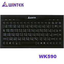 WINTEK 文鎧 WK590 USB迷你有線鍵盤