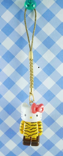 【震撼精品百貨】Hello Kitty 凱蒂貓~樂高手機吊飾-老虎