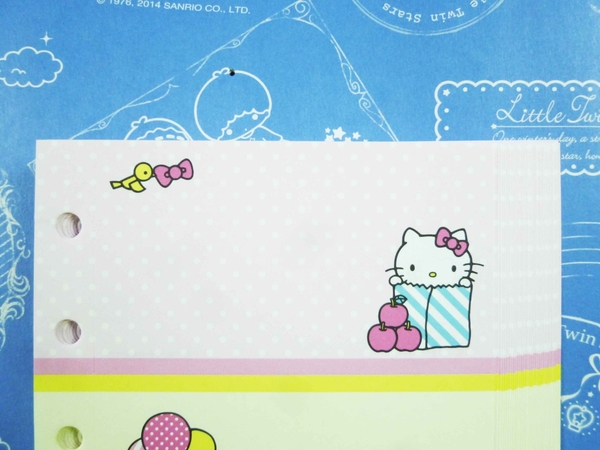 【震撼精品百貨】Hello Kitty 凱蒂貓~三切補充內頁~氣球【共1款】 product thumbnail 2