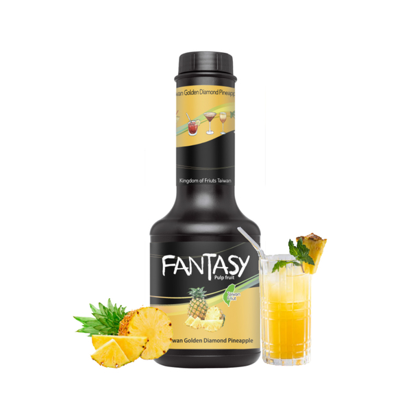 Fantasy 范特西 金鑽鳳梨風味 鮮果漿 果漿 果泥 台灣特色 pineapple1.2kg/瓶-【良鎂】