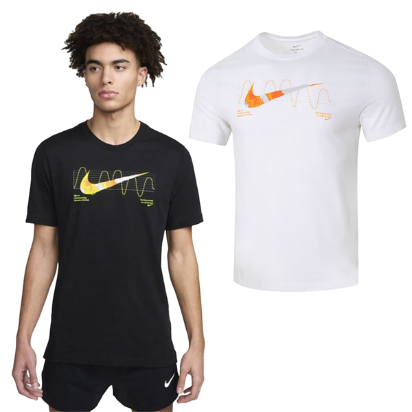 Nike 短袖上衣 男裝 排汗 曲線 黑/白【運動世界】FV8391-010/FV8391-100 product thumbnail 2