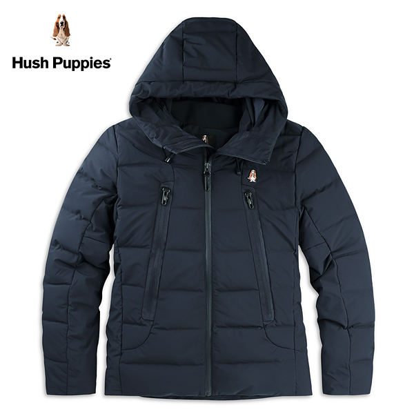 Hush Puppies 羽絨外套 男裝防潑水印花無縫羽絨外套