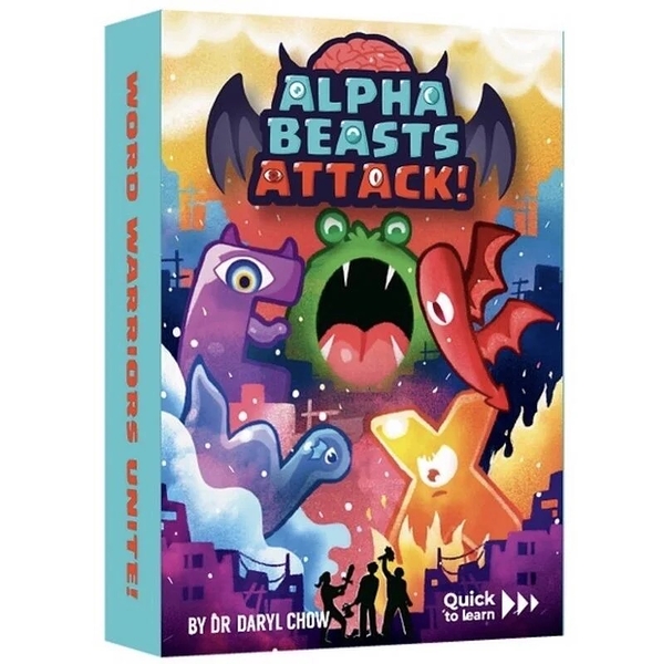 『高雄龐奇桌遊』 進擊的字母怪獸 Alpha Beasts Attack 附繁體中文說明書 正版桌上遊戲專賣店