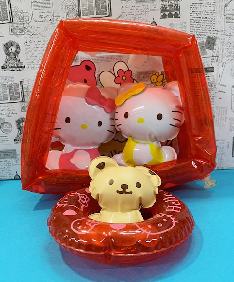 【震撼精品百貨】Hello Kitty 凱蒂貓~三麗鷗 KITTY 充氣遊戲組玩具*59637