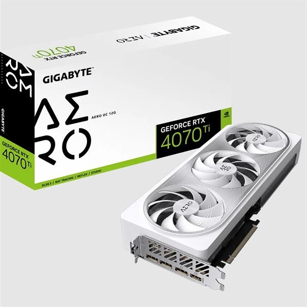 技嘉 GIGABYTE GeForce RTX 4070 Ti AERO OC 12G 顯示卡 (GV-N407TAERO OC-12GD)