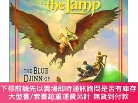 二手書博民逛書店Children罕見of the Lamp #02: The Blue Djinn of Babylon 靈光神童