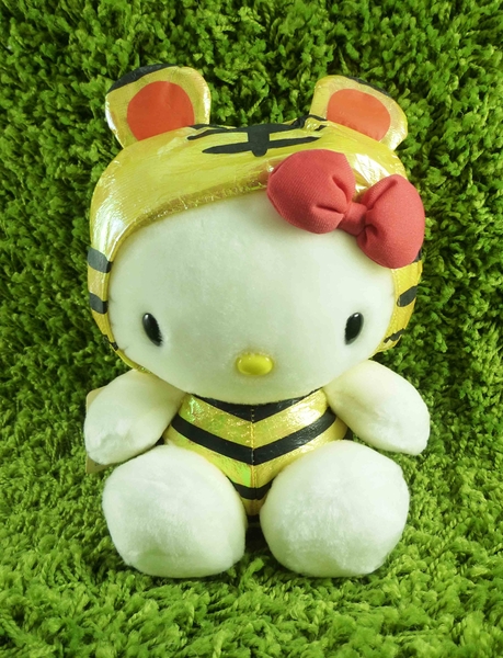 【震撼精品百貨】Hello Kitty 凱蒂貓~KITTY生肖絨毛娃娃-亮面老虎