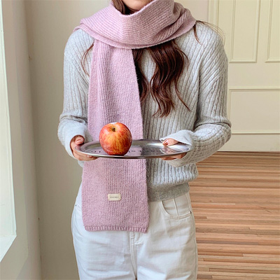 熱賣預購－時尚圍巾18 簡約百搭柔軟針織圍巾 簡約溫柔保暖 product thumbnail 2