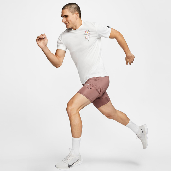 【現貨】Nike Dri-FIT A.I.R. 男裝 短袖 休閒 藝術家 小花 塗鴉 白【運動世界】CT3845-100